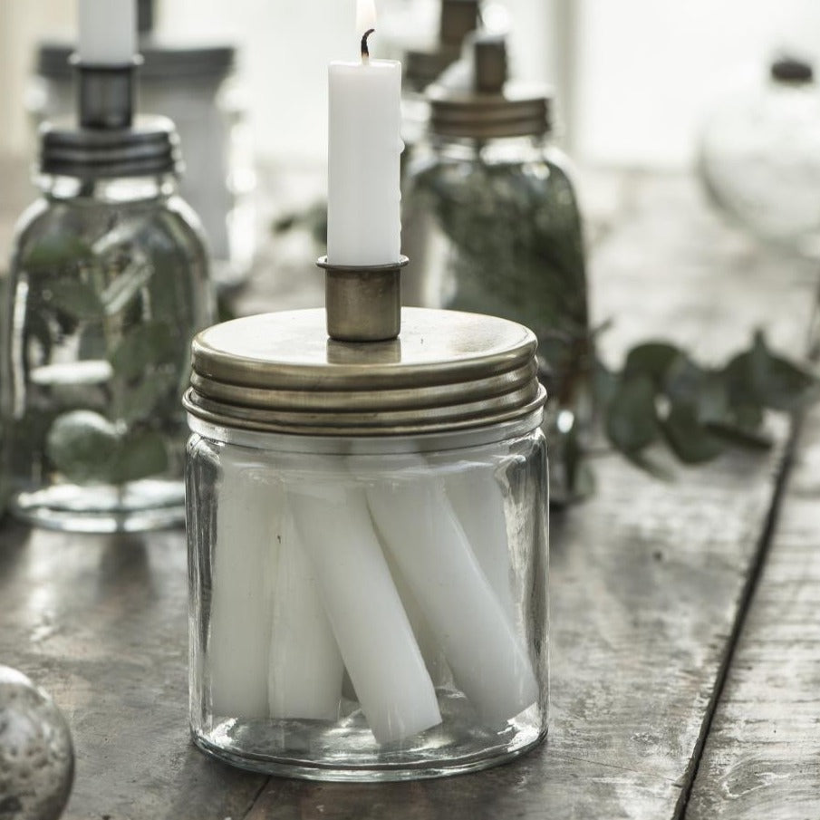 Candle Jar with Holder