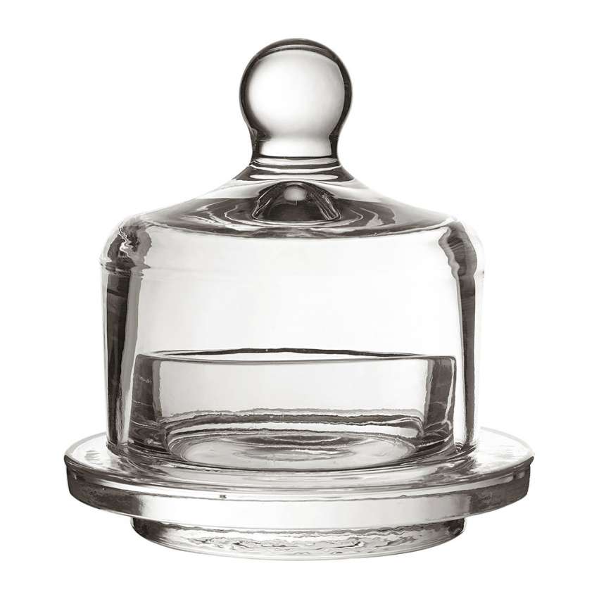 Small Glass Butter Dish