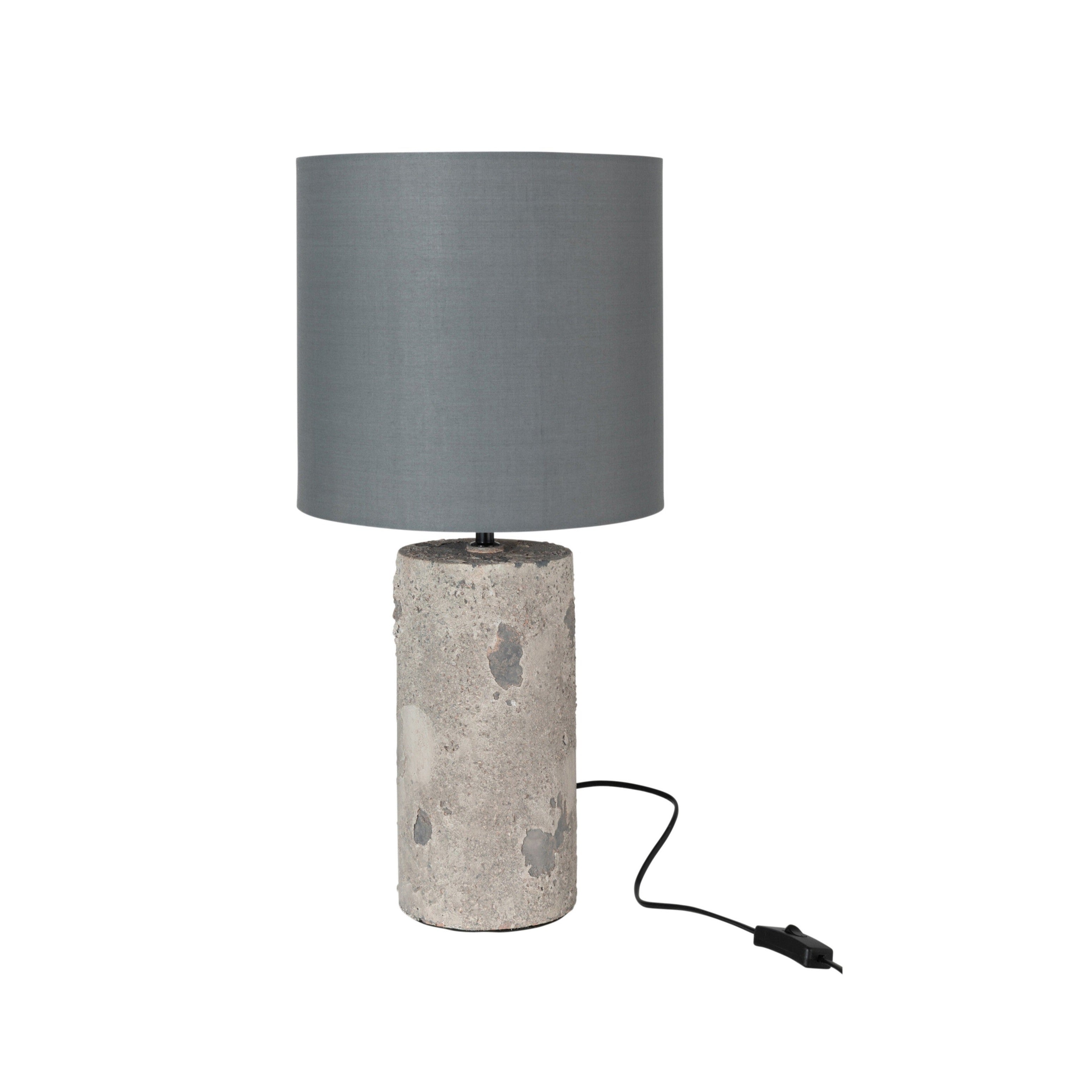 Concrete Grey Lamp Small