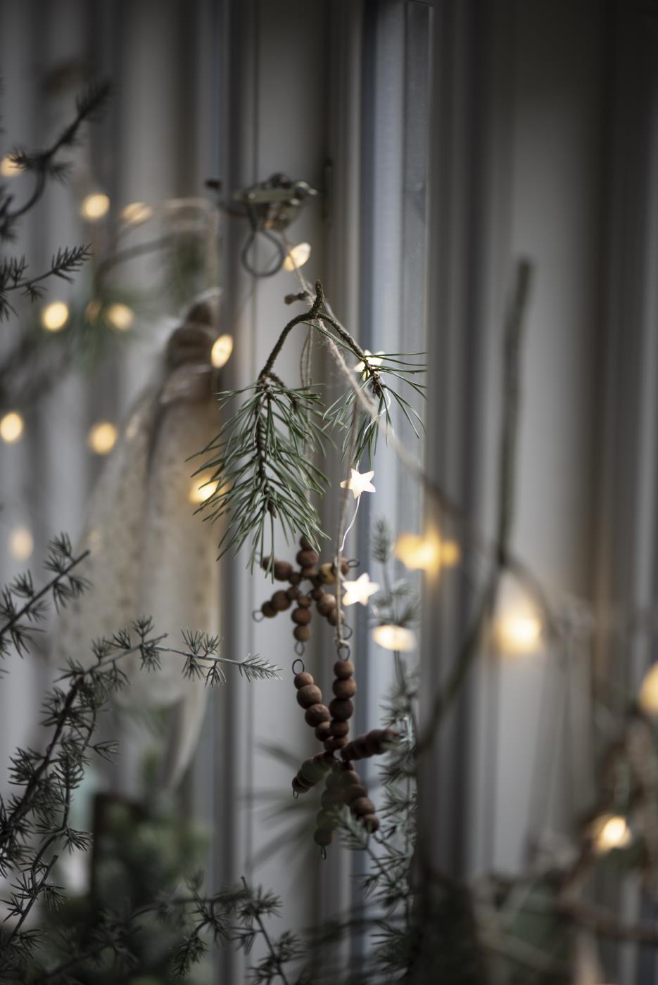 Wire String Lights with 40 Stars