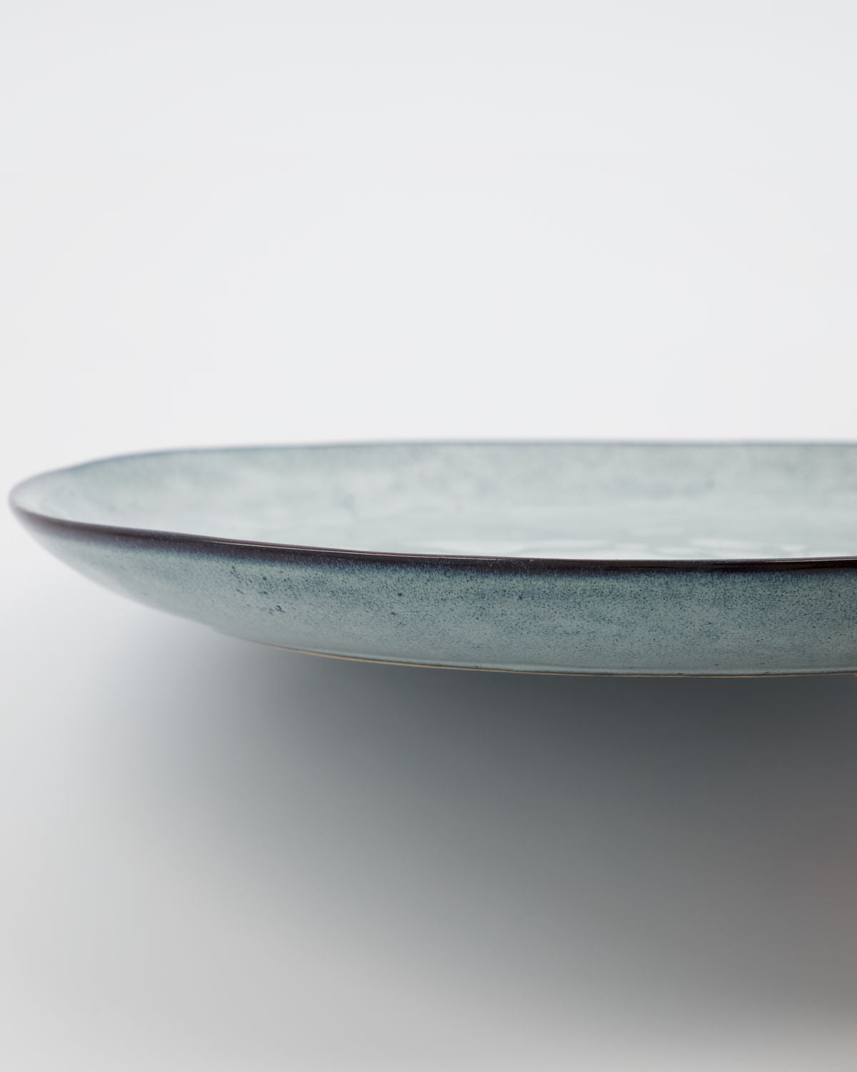 Rustic Dinner Plate Blue Grey