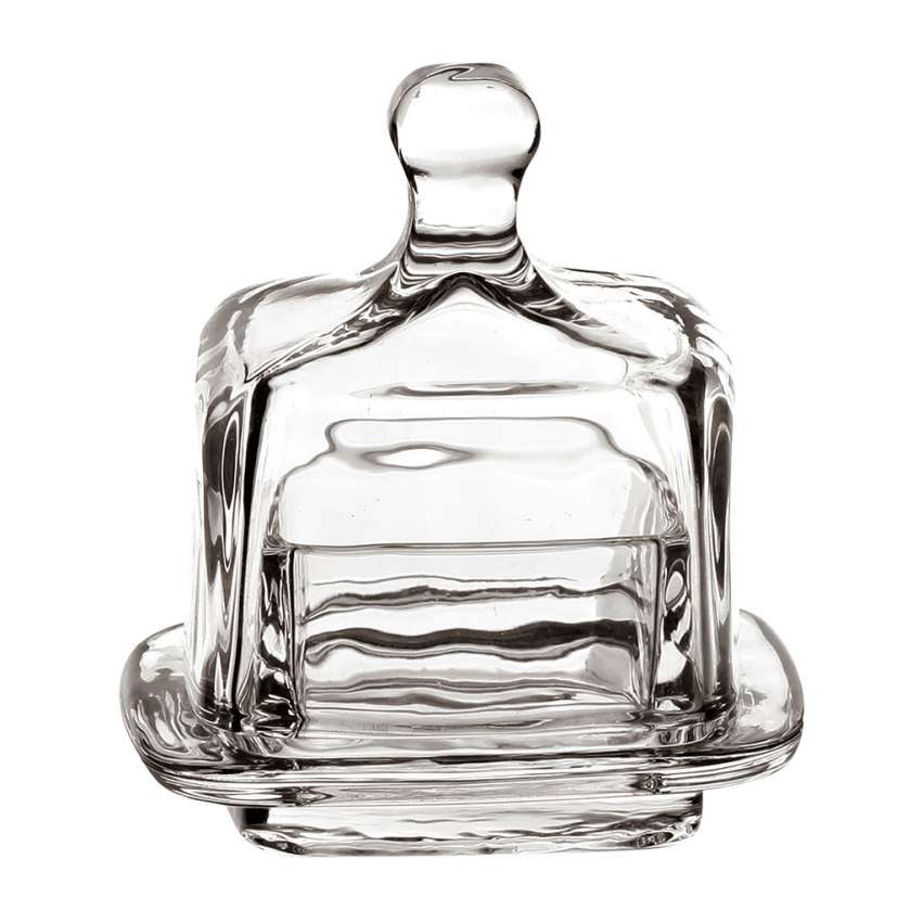 Small Glass Butter Dish