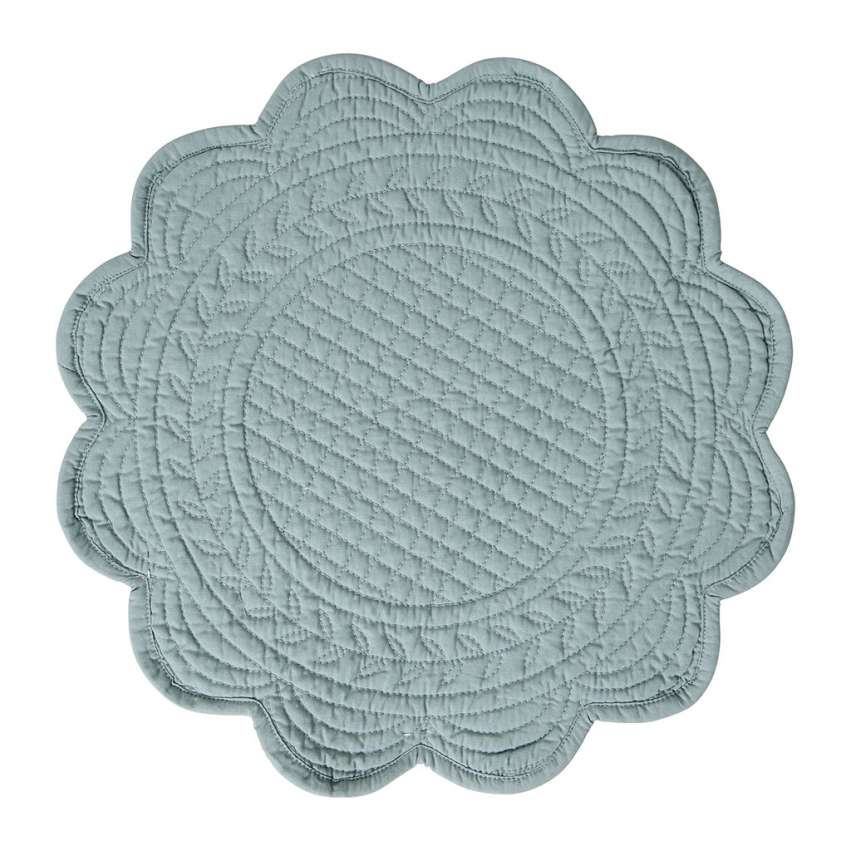 Round Quilted Placemat 42cm (Assorted Colours)