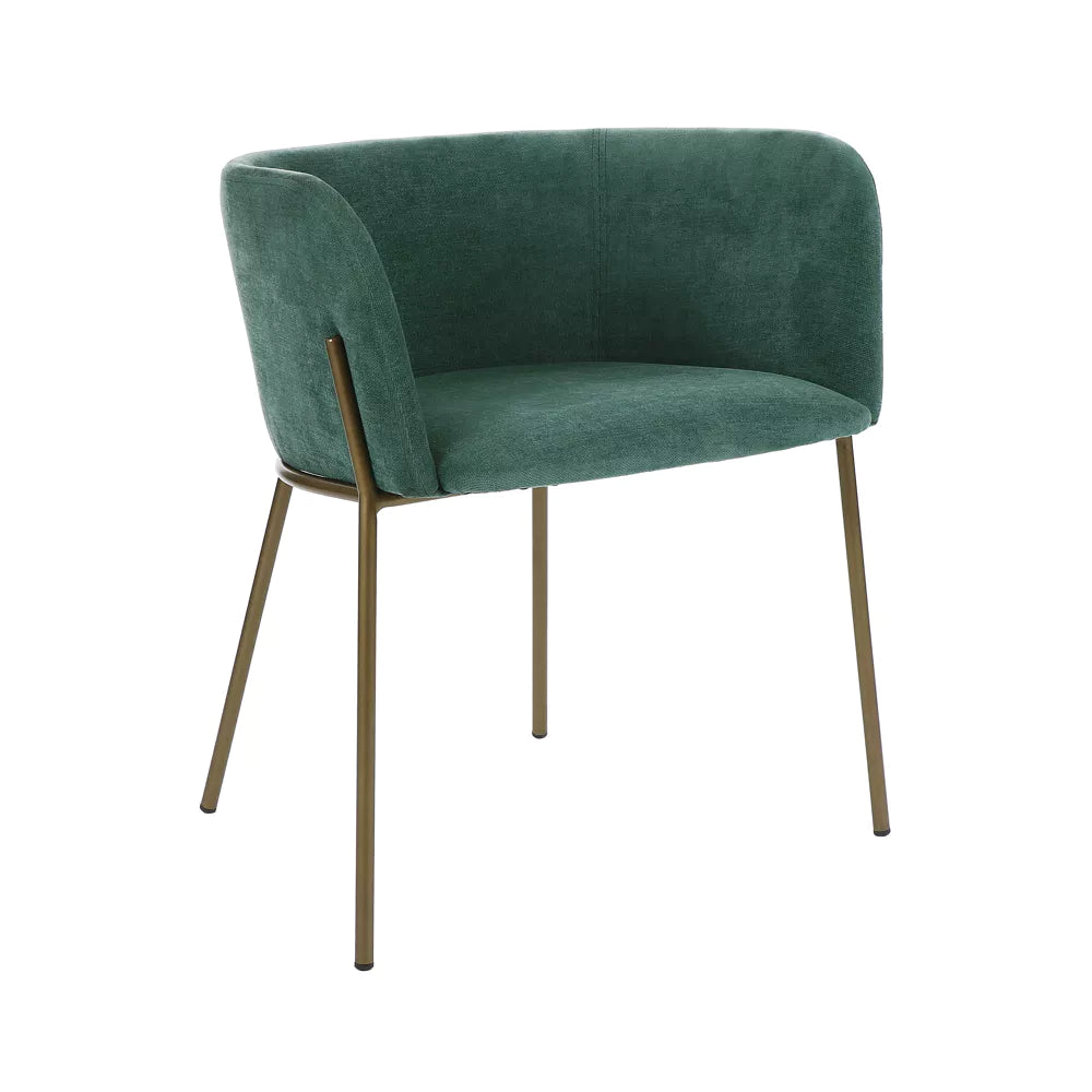 Aqua Velvet Chair
