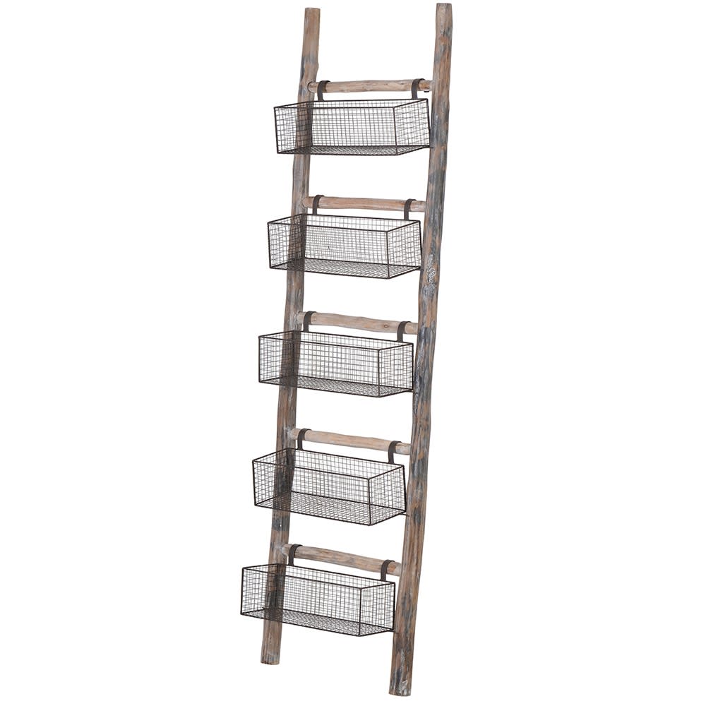Ladder with Baskets