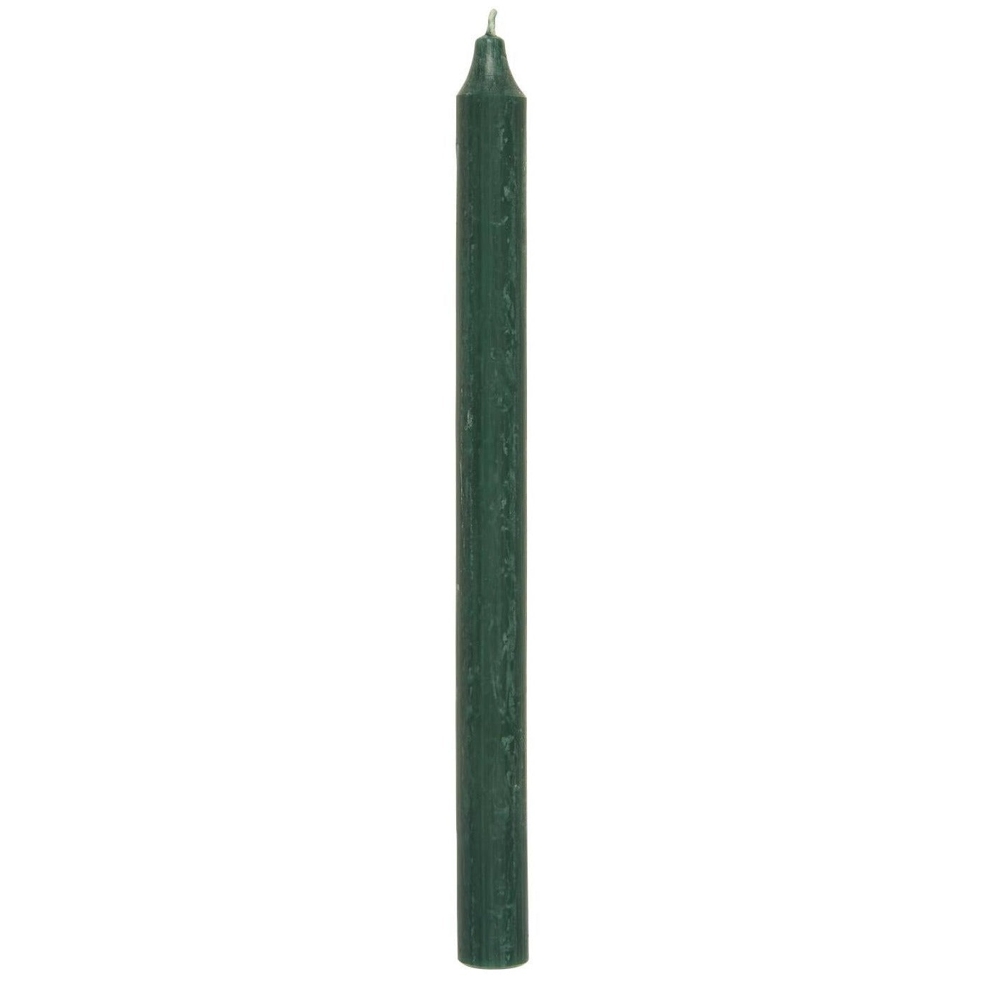 Tall Rustic Candle Christmas Green