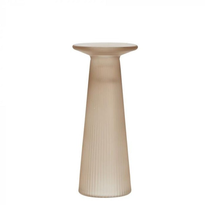 Ribbed Candlestick & Vase