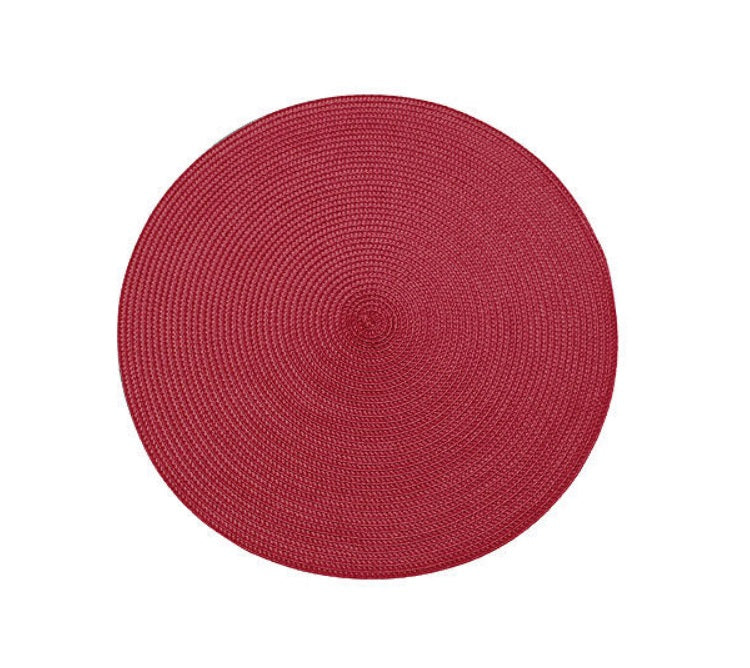 Ribbed Round Placemat