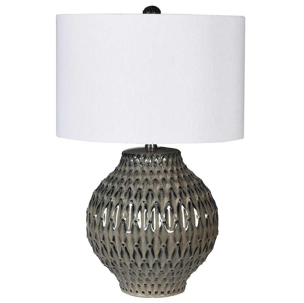Textured table lamp
