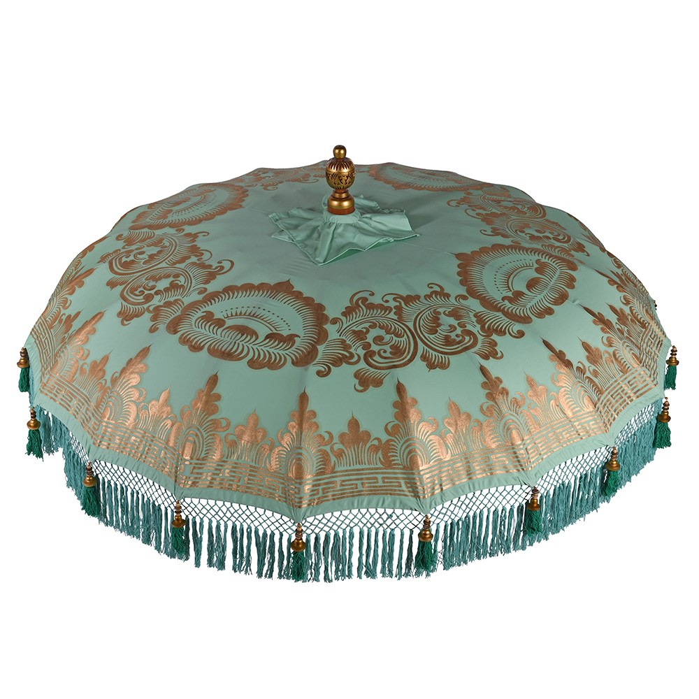 Hand Painted Mint Parasol