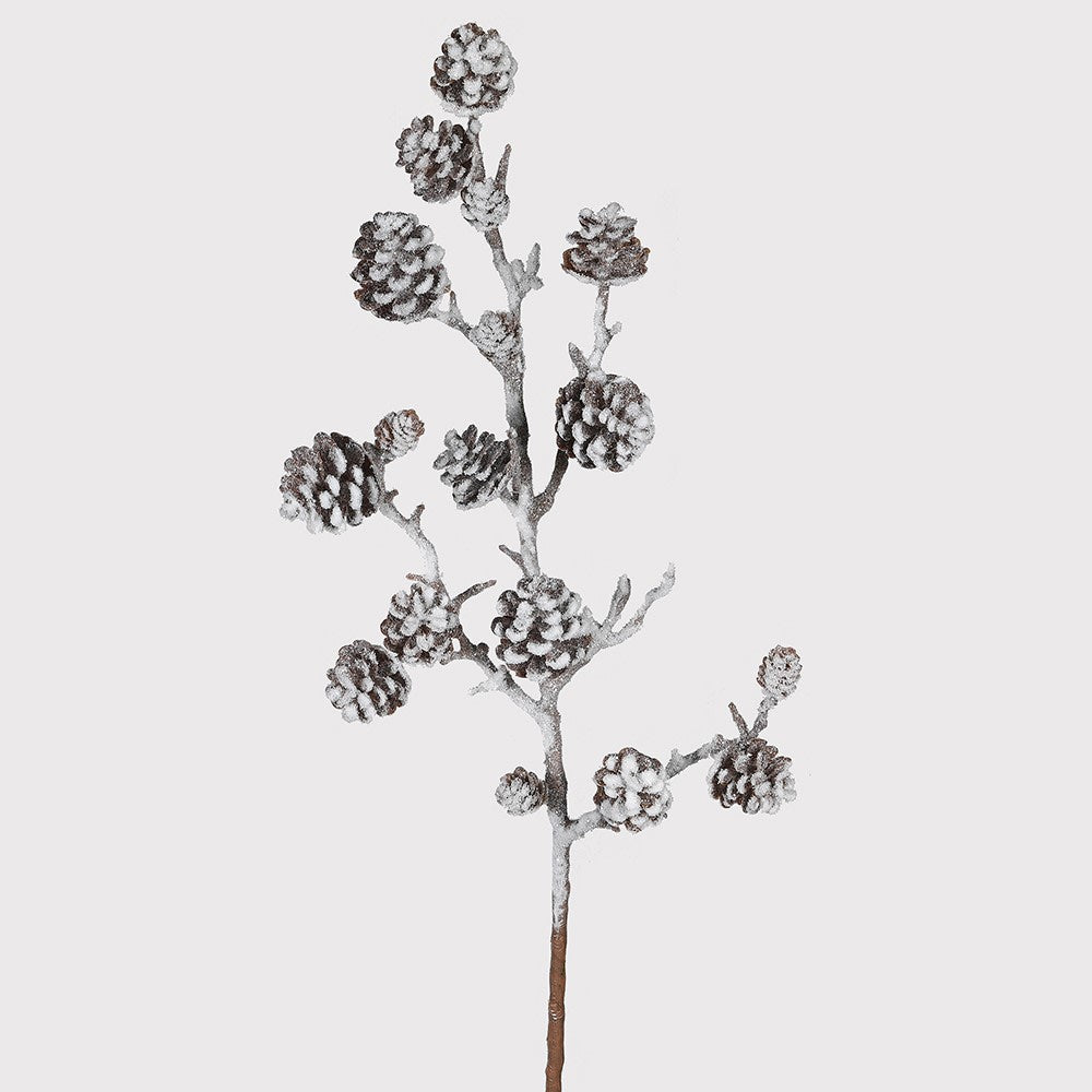 Snowy Pine Cone Spray
