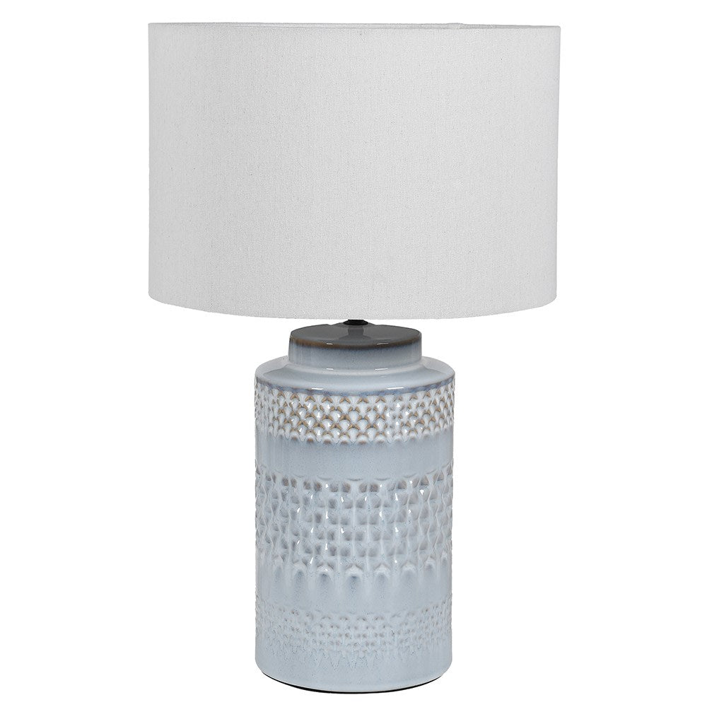 Pale Blue Ceramic Lamp