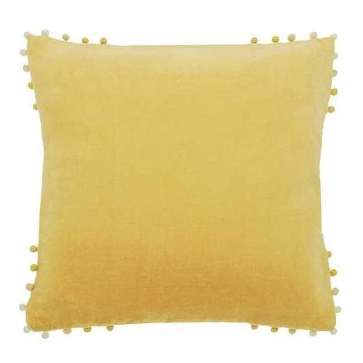 Velvet Bobble Cushion (Assorted Colours)