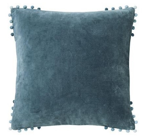 Velvet Bobble Cushion (Assorted Colours)